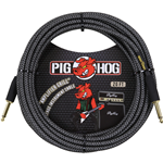 PCH20AG Pig Hog 20' Inst. Cable; Fabric, Blk/Gray