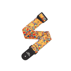 D'Addario 50BYS02 Beatles Yellow Submarine Strap; Primrose Prairie